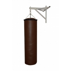 Рокки 120X40 см 50 кг коричневый иск кожа из каталога подвесных боксерских мешков и груш в Красноярске по цене 14320 ₽